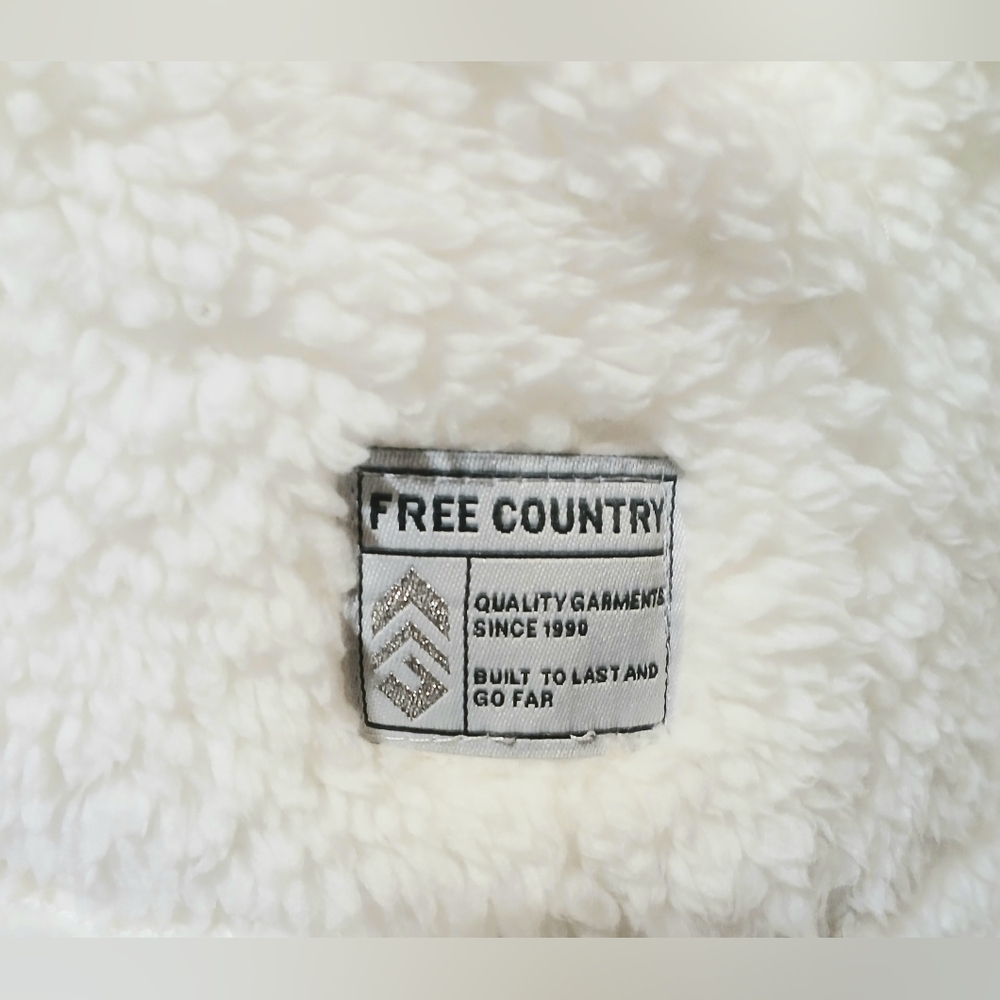 Free Country Sierra Butter Pile II Womens Teddy Faux Fur Full Zip Jacket XL - Picture 5 of 8